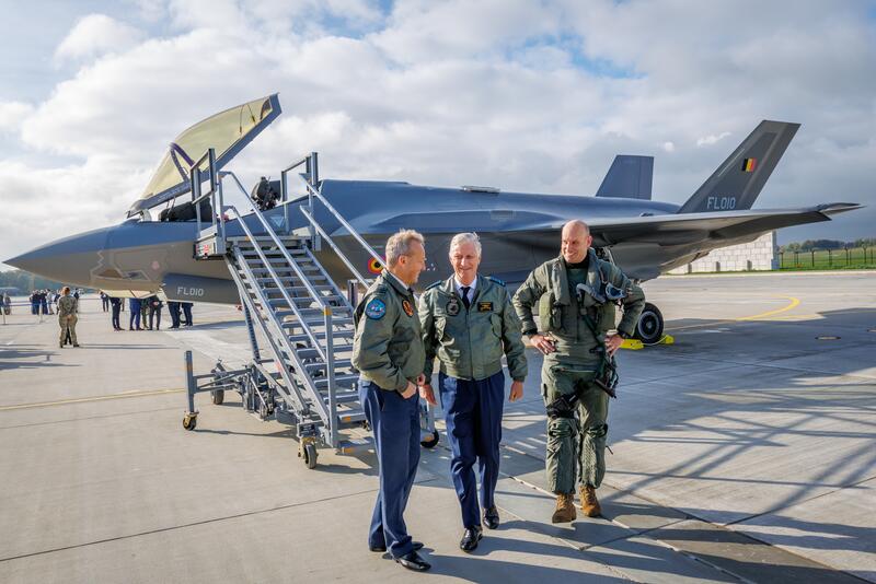 King Philippe -  F35 Fighter Jets