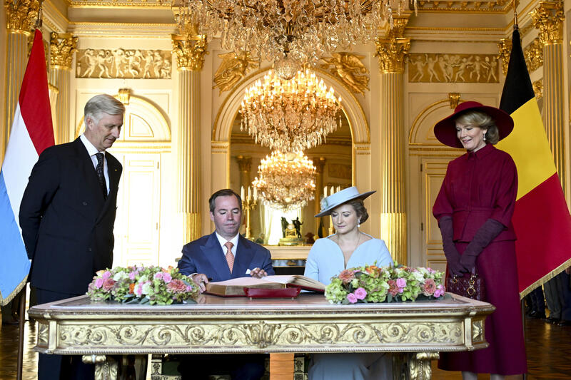 Royal Visit - Luxembourg to Belgium