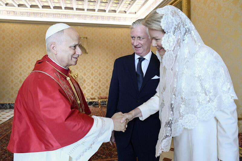 Belgian Royals visit Pope 