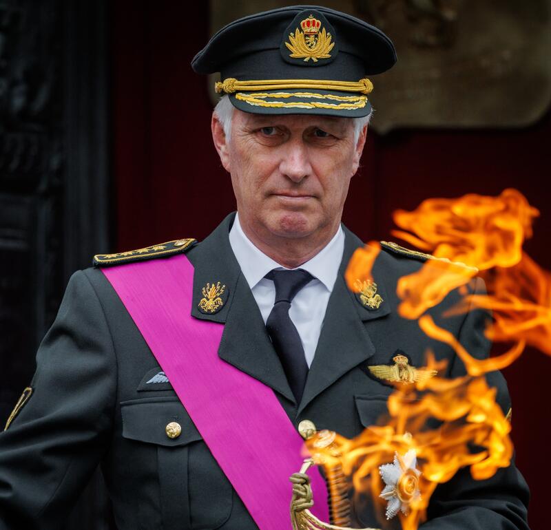 King Philippe - Armistice Day in Brussels