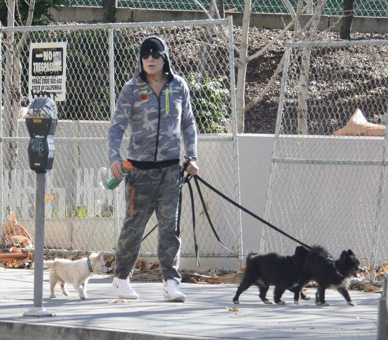 Mickey Rourke Sighting After Eviction