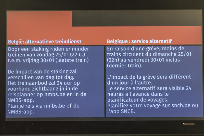 SCNB / NMBS - On Strike