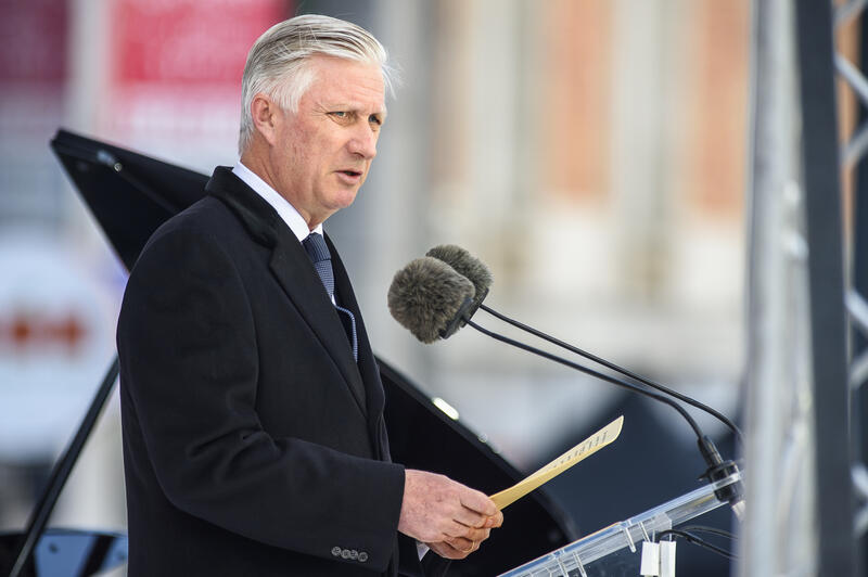 Belgian Royals - Monument for Victims of Terrorism