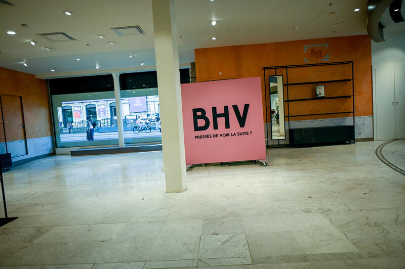 Empty BHV Store since Shein Arrival