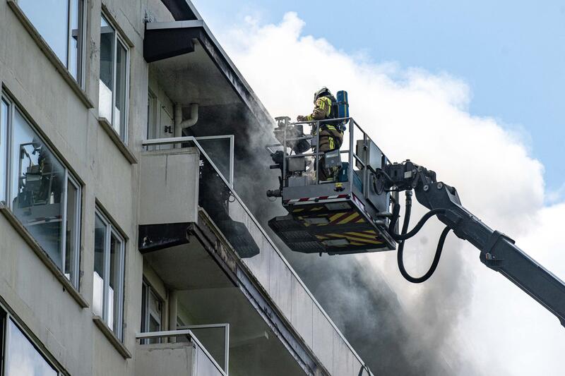 Fire in Building - Antwerp