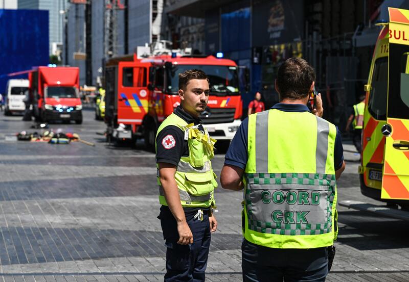 Fire at the Oxy Building - Brussels