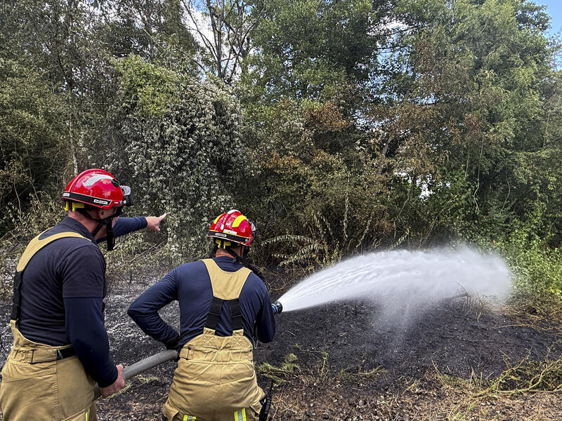Fire in Viroinval - Belgium