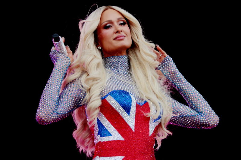 Paris Hilton at Brighton Pride