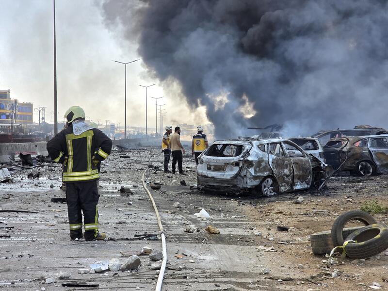 Syria Arms Depot Explosion
