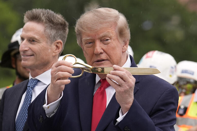 Donald Trump - New Helipad