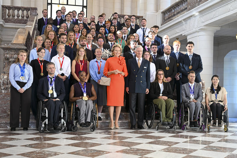 King Philippe receives Belgian Athletes 
