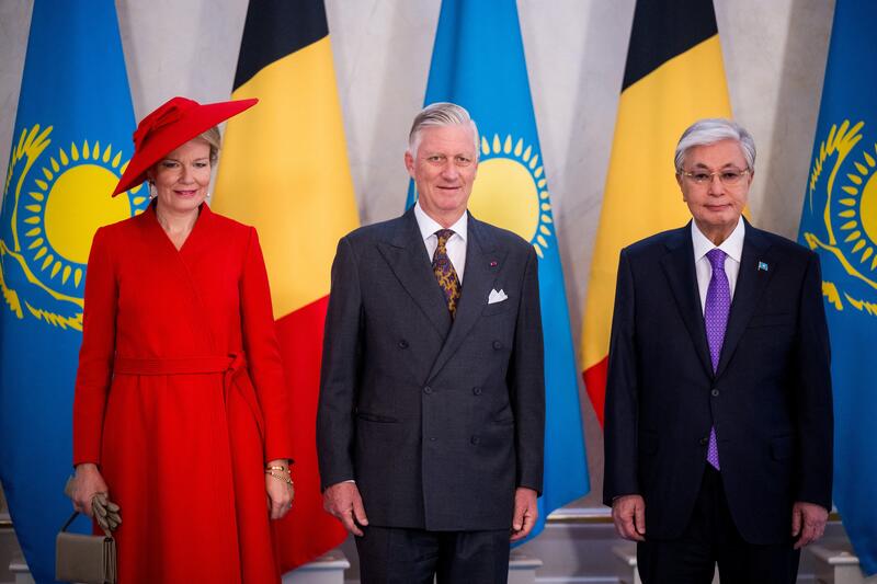Belgian Royals in Kazakhstan
