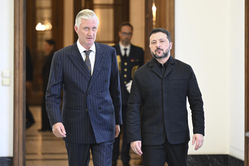 King Philippe - President Zelensky
