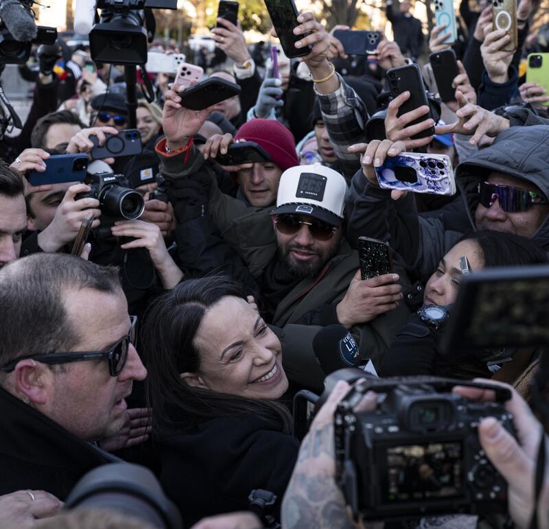 Maria Corina Machado visits USA